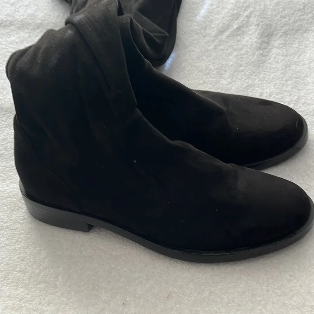 ANTONIO MELANI Black Over the Knee Boots